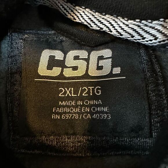 CSG Hoodie Sweatshirt Gray Men size 2XL - Picture 14 of 14